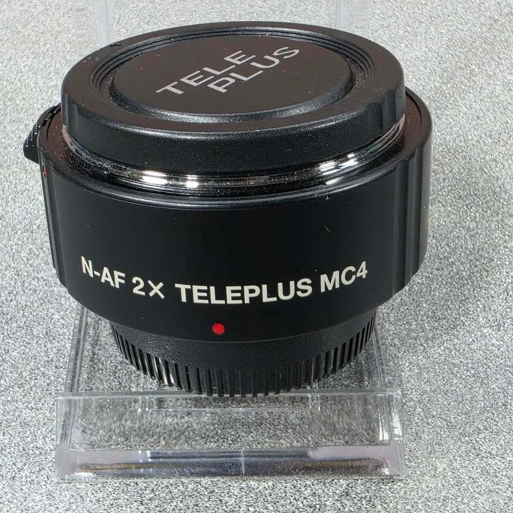 Kenko Teleconverter N-AF 2X Teleplus MC4 DGX Nikon Mount Black Excellent